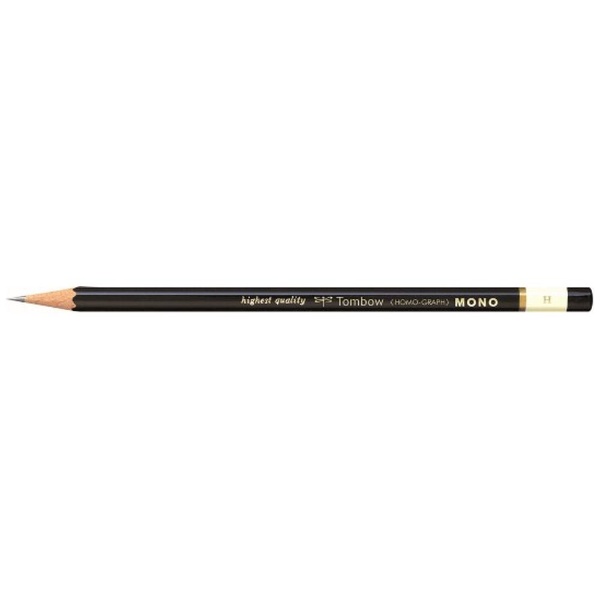 H - トンボ鉛筆｜Tombow MONO(モノ) 鉛筆 H 1本 MONO-HJ