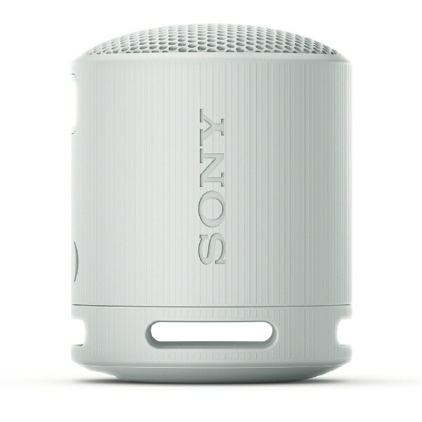 ソニー｜SONY ブルートゥーススピーカー ライトグレー SRS-XB100 HC 防水 /Bluetooth対応