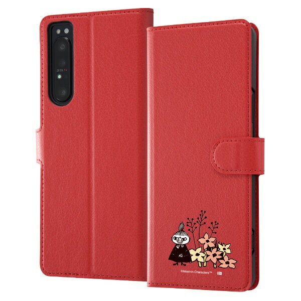 イングレム｜Ingrem Xperia 1 II / 『ムーミン』/手帳型ケースマグネット オートスリープ機能対応 / リトルミイとお花_3 IJ-AXP1M2ELC3R/MT47
