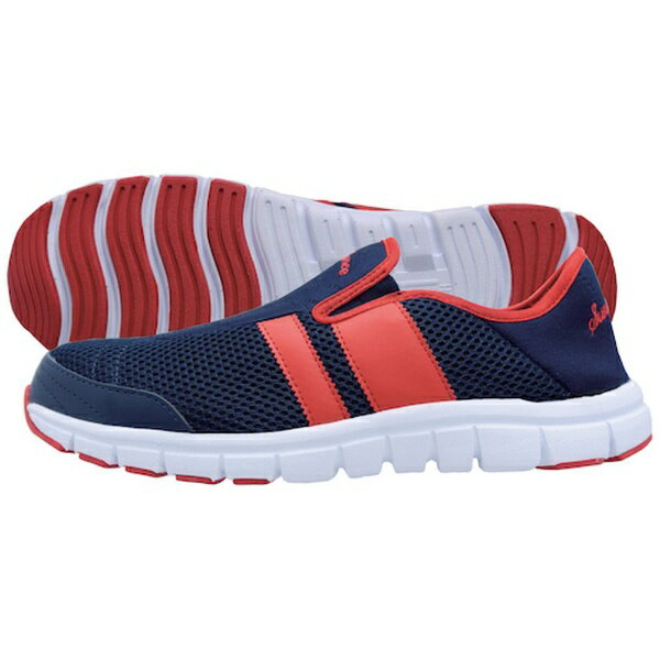 サンダンス｜SUNDANCE サンダンス　SL−250　軽量安全スリップオン　ネイビー＆レッド　24．5 SL-250-NV..