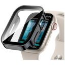ROOX|ルークス フラットエッジ・メタリック for Apple Watch 45mm ブラック YDFEMW8L-BK(2)