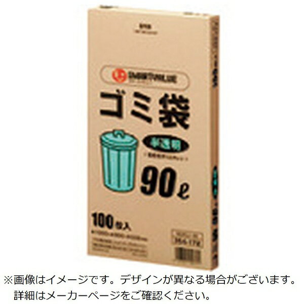 PLUS｜プラス ジョインテックス　354409ゴミ袋HD　半透明90L　400枚N045J90P N045J-90P