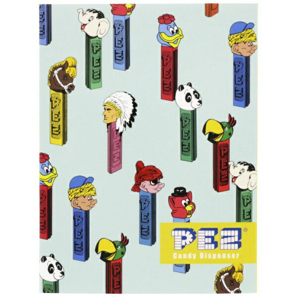 「PEZ」は1927年にオーストリアで誕生したキャンディ・ブランドです。名前の由来はドイツ語の「preffrerminz(ペパーミント)」。ヘッドにキャラクターがついたディスペンサーにはコレクターも多く、長きにわたって世界中の人々から愛されています。パタパタと台紙を広げられるブックタイプのメモ、「パタパタメモ」。■柄：PEZ■カラー：アイスグリーン■パッケージ：ヘッダー付PP袋■パッケージ入りサイズ：100mm×160mm×15mm■本体サイズ：97mm×129mm×14mm■本文：4柄　各25枚　計100枚■材質：紙