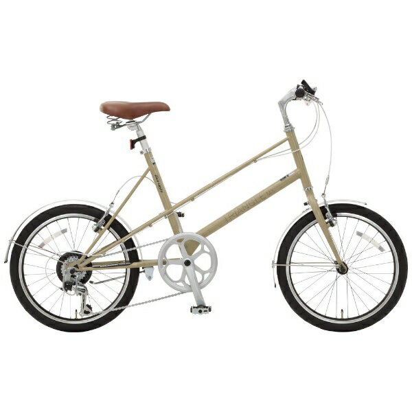 丸石サイクル｜Maruishi Cycle 自転車 ミニベロ トライアングルMX TRIANGLE ラテベージュ TRMX206VM [外装6段 /20インチ]2023年モデル【キャンセル・返品不可】 【代金引換配送不可】