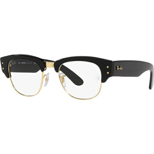 レイバン｜RayBan MEGA CLUBMASTER TRANSITIONS RB0316S 901/GG 50mm ブラックオンゴールド/ブルー調光