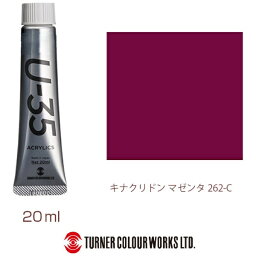 ターナー色彩｜TURNER COLOUR ヘビーボディ 20ml U-35 アクリリックス キナクリドンマゼンタ UA020262