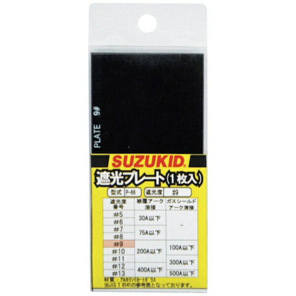 スター電器｜STAR ELECTRIC MANUFACTURING SUZUKID　遮光プレート　＃9 P-66