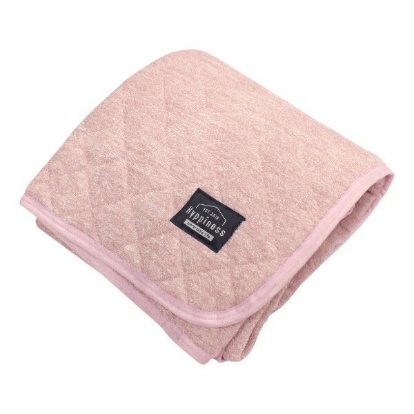 小栗｜OGURI メリーナイト 敷きパッド ヒュピネス ｢ヴァイル｣ グレイッシュピンク シングル 約100×205cm 綿混パイル ふんわりタッチ 吸水速乾 洗える オールシーズン HPSP133-16 HPSP133-16 ピンク 3