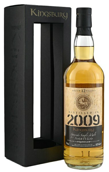 ウイスキー キングスバリー ゴールド ミルトンダフ 2009 12年 700ml【ウイスキー】 【代金引換配送不可】