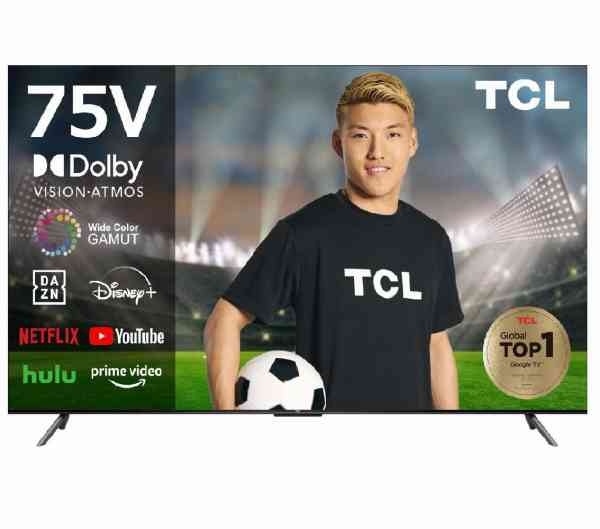 TCLジャパンエレクトロニクス｜TCL JAPAN ELECTRONICS 液晶テレビ P745シリーズ 75P745 [75V型 /4K対応 /BS・CS 4Kチューナー内蔵 /YouTube対応]