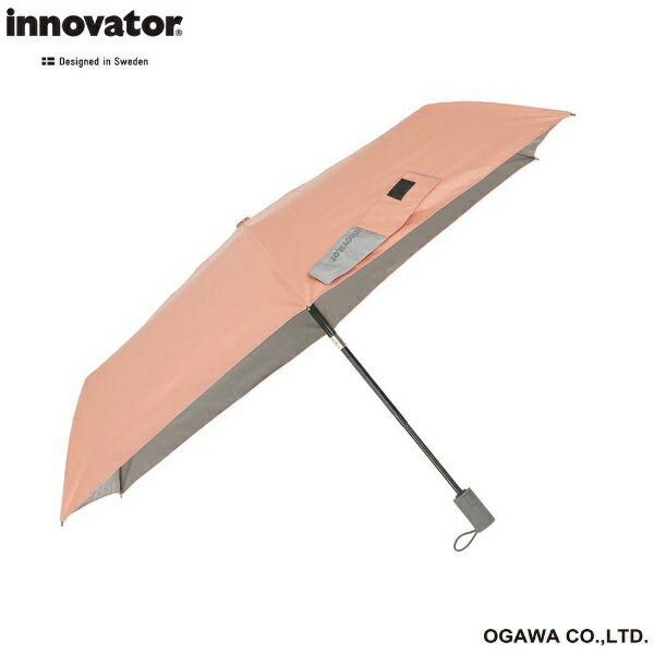 小川｜Ogawa 折りたたみ傘 自動開閉 innovator（イノベーター） ペールオレンジ IN-55WJP-22 [晴雨兼用傘 /55cm]