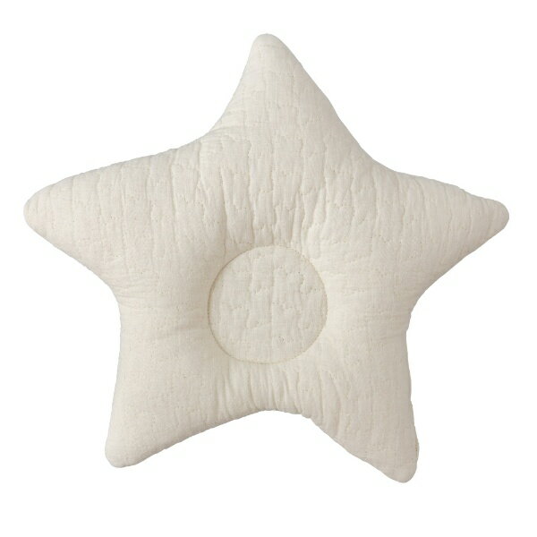 ナイスデイ｜Niceday mofua イブル CLOUD柄 綿100％ ベビー枕 ほし アイボリー