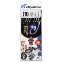 ハヤブサ|Hayabusa 海戦アジ ケイムラフック 3本鈎2セット(鈎10号/ハリス2号) SE324-10-2