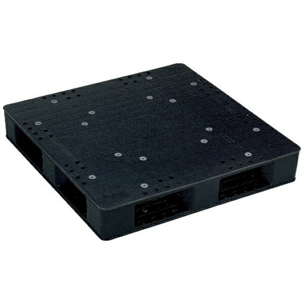 乐天商城 - 岐阜プラスチック工業｜Gifu Plastic Industry リス リサイクルパレット 582061 JCK−R4・090090両面四方差しブラック PALJCKR4090090BK