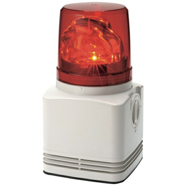 パトライト｜PATLITE パトライト 電子音内蔵LED回転灯 色： 赤 RFT100AR