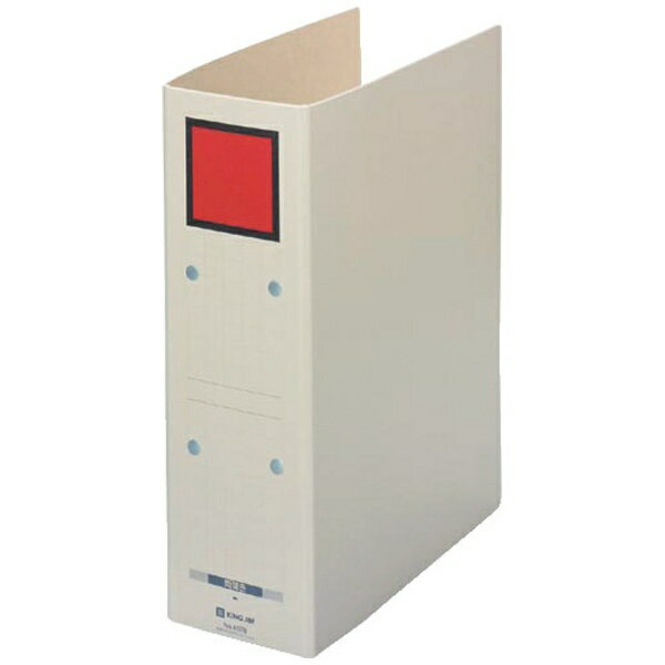 キングジム｜KING JIM キングジム 保存ファイル ドッチ A4S 赤 4078-R