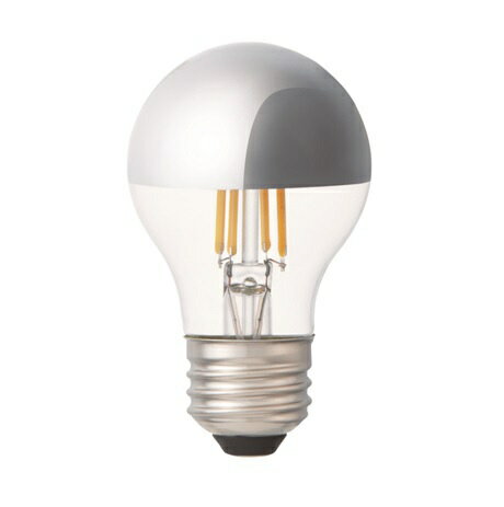 東京メタル｜TOME LEDシルバーランプ 口金E26 φ51mmタイプ LDG4LSV40W-TM [E26 /一般電球形 /40W相当 /電球色 /全方向タイプ]