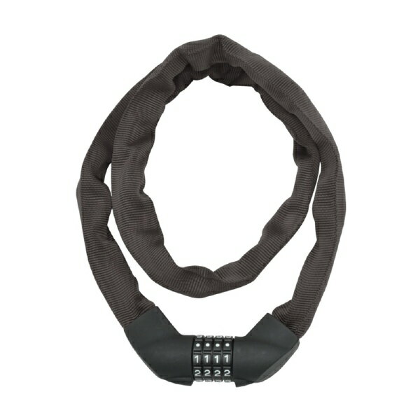 NOGUCHI｜野口 4.7mm チェーンロック ダイヤルタイプ(全長1200mm/ブラック) 67997