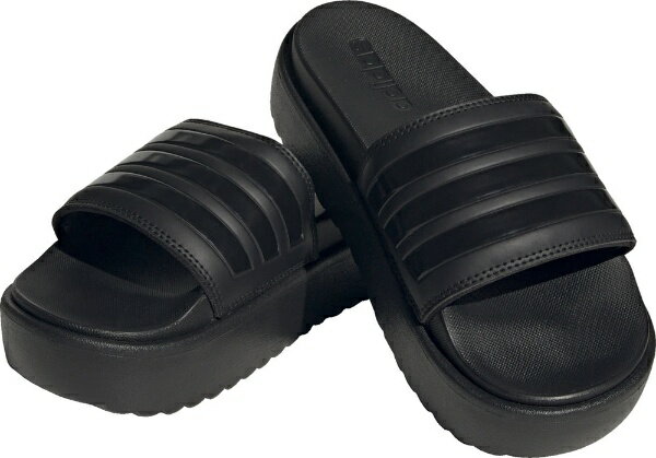 アディダス｜adidas レディース サンダル アディレッタ プラットフォーム サンダル ADILETTE PLATFORM SLIDES 24.5cm コアブラック コアブラック コアブラック HQ6179