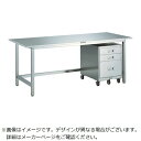 トラスコ中山|TRUSCO NAKAYAMA TRUSCO SW3型オールステンレス作業台 キャビネットワゴンB型付 SW31275SWB