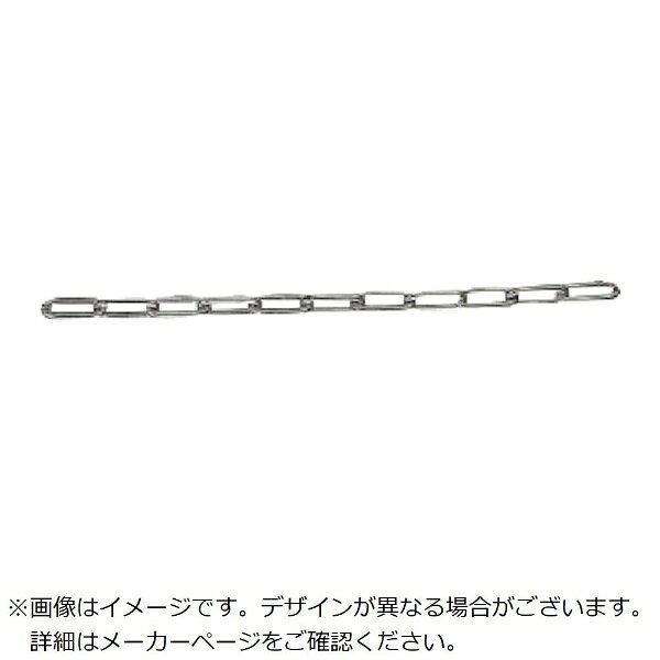 ■耐食性・耐酸化性に優れているために、非常に広範囲に使用されています。【仕様】・全長（m）： 30・線径d（mm）： 13・内長P（mm）： 39・内幅W（mm）： 20・使用荷重（kN）： 14.70・ステンショートチェーン30m