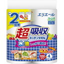 大王製紙|Daio Paper elleair(エリエール)超吸収キッチンタオル(100カット)4ロール