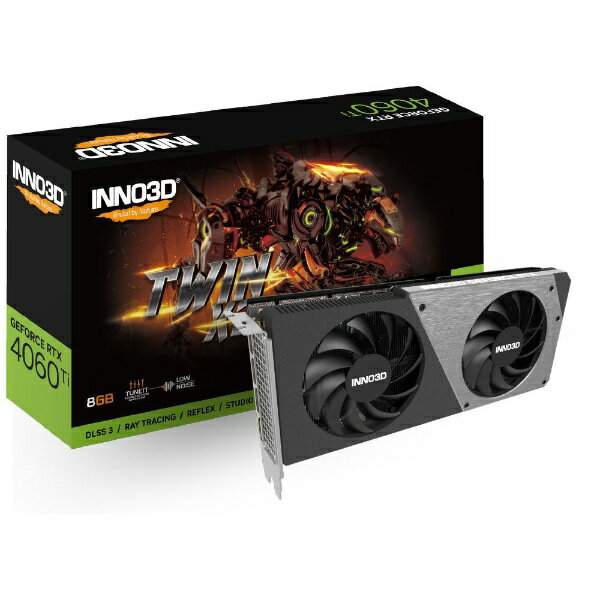 INNO3DåΥ꡼ǥ եåܡ GeForce RTX 4060 Ti 8GB TWIN X2 N40602-08D6X-173051N [GeForce RTX꡼ /8GB]