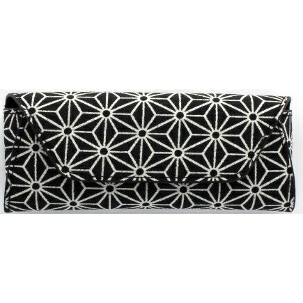 宇仁繊維ファッション｜Uni Textile コンパクトめがねケース 小次郎黒