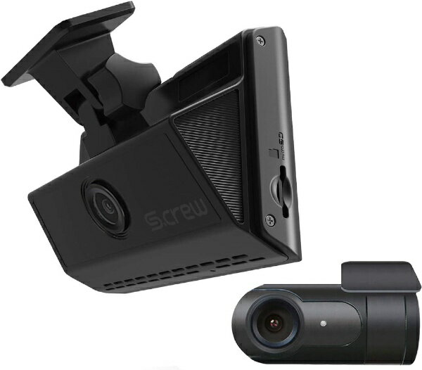 インバイト｜INBYTE ドライブレコーダー タッチパネル搭載コンパクト2カメラ(FHD+FHD) S-crew ISDR-500..