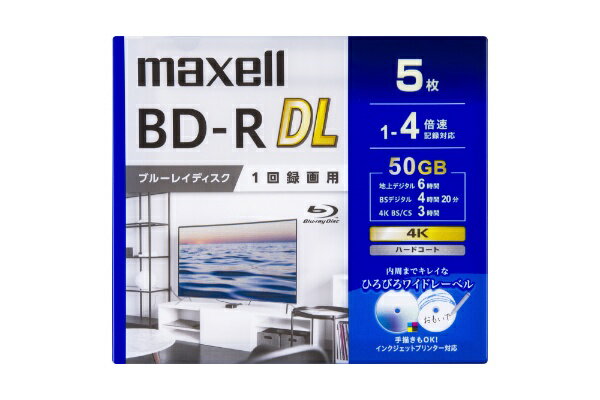 ޥMaxell ϿBD-R DL BRV50WPG.5S [5 /50GB /󥯥åȥץ󥿡б]