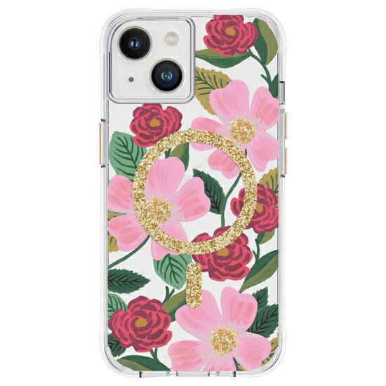 RIFLE PAPER｜ライフルペーパー iPhone 14 ケース MagSafe対応 Rose Garden RP049188