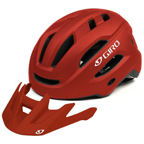 GIRO｜ジロ 自転車用ヘルメット FIXTURE 2 フィクスチャー 2(UFサイズ：頭囲54〜61cm/Matte Trim Red) 3511027149929【返品不可】