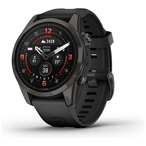 GARMINåߥ Suicaбepix Proʥԥå ץˡGen 242mm Sapphire Ti Carbon Gray DLC Epix Black 010-02802-36