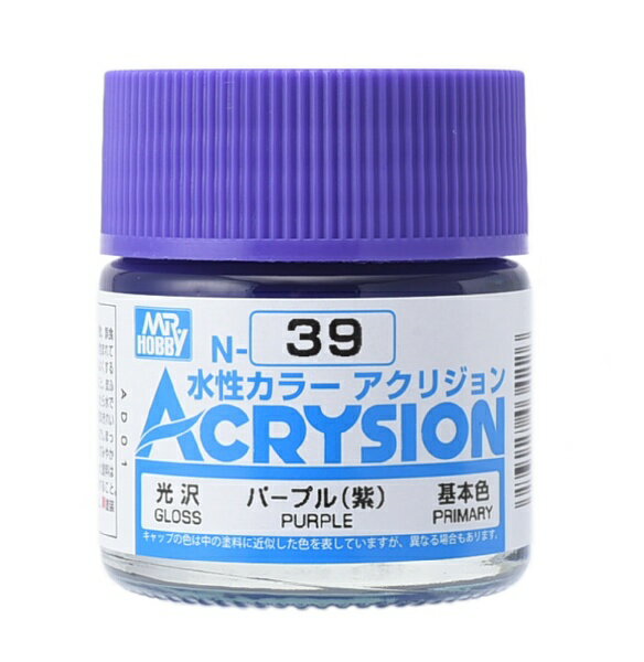 アクリジョンは乾燥時間の遅さや塗膜の弱さ、有機溶剤による臭いの問題を解決し、安全性と塗装環境の改善を目指した新世代の水系エマルジョン塗料です。【製品特徴】■乾燥後は耐水性になり、耐溶剤性のある塗膜を形成します。■有機溶剤の使用を極力抑えた、超低臭な模型用塗料を実現しました。■水性塗料ですが、乾燥が早く作業性が高くなっています。■これまでの水系エマルジョン塗料では難しかった光沢塗料もラインナップ。■乾燥後の塗膜はある程度の追従性があります。■低溶剤なので、溶剤で破損がしやすい薄い成型のABS製パーツを浸食しにくくなっています。■プラ樹脂を溶解して食いつく溶剤系塗料と異なり、塗料自身の食いつき力で定着します。■耐溶剤性の強いウレタンレジン樹脂などにも、プライマーなしで塗装することが可能です。■ポリカーボネートにも塗装が可能です。　ただし、食いつきに関してはプライマーを含めた下地処理を行った方が性能が向上します。