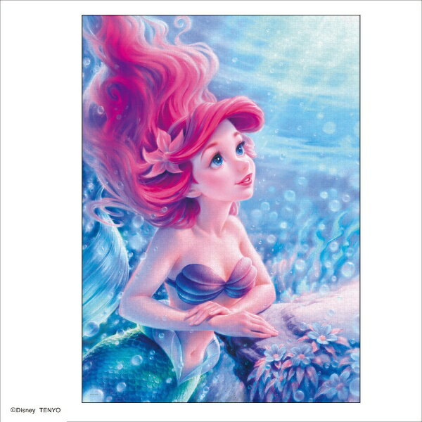 絢爛な色彩に彩られてアリエルの美しさが輝く…。【仕様】・ピース数：2000ピース・完成時サイズ：73×102cm・対応パネルNo.：2000P専用パネル(C)Disney