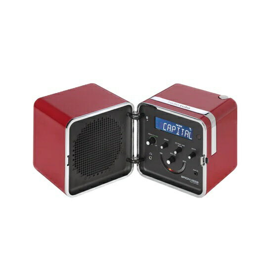 【エントリーで2倍pt(5/20まで)】 BRIONVEGA｜ブリオンベガ ブルートゥーススピーカー radio.cubo Red TS522D+S 50-R-J [Bluetooth対応]