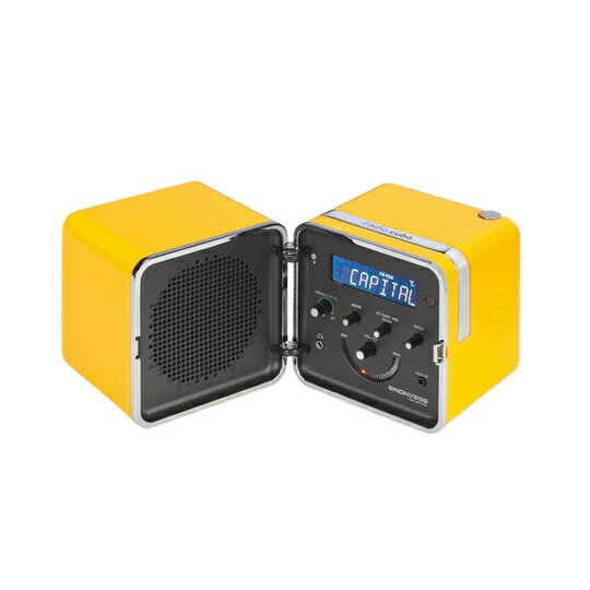 BRIONVEGA｜ブリオンベガ ブルートゥーススピーカー radio.cubo Yellow Sun TS522D+S 50-GS-J [Bluetooth対応]