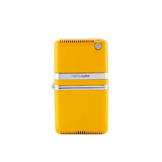 BRIONVEGA｜ブリオンベガ ブルートゥーススピーカー radio.cubo Yellow Sun TS522D+S 50-GS-J [Bluetooth対応]