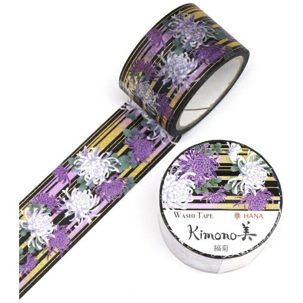 カミイソ産商｜KAMIISO SANSYOU マスキングテープ 25mmx5m 縞菊