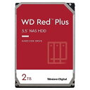 WESTERN DIGITAL｜ウェスタン デジタル WD20EFPX 内蔵HDD SATA接続 WD Red Plus(NAS)64MB 2TB /3.5インチ