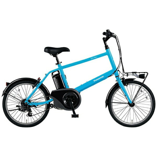 【エントリーで2倍pt(5/20まで)】 パナソニック｜Panasonic 【eバイク】電動アシスト自転車 ベロスター ミニ Velo-Star フラットアクアブルー BE-ELVS075 20インチ /7段変速 【キャンセル 返品不可】【b2307】 【代金引換配送不可】