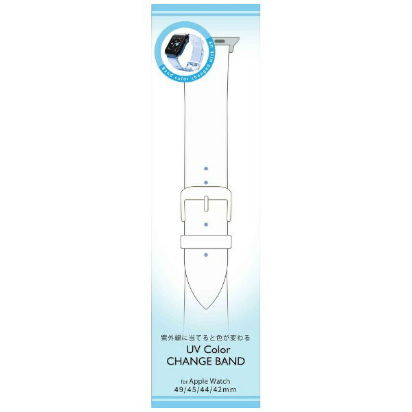 紫外線に当たると色が変化します。手首に馴染みやすいTPUのやわらか素材を使用しております。