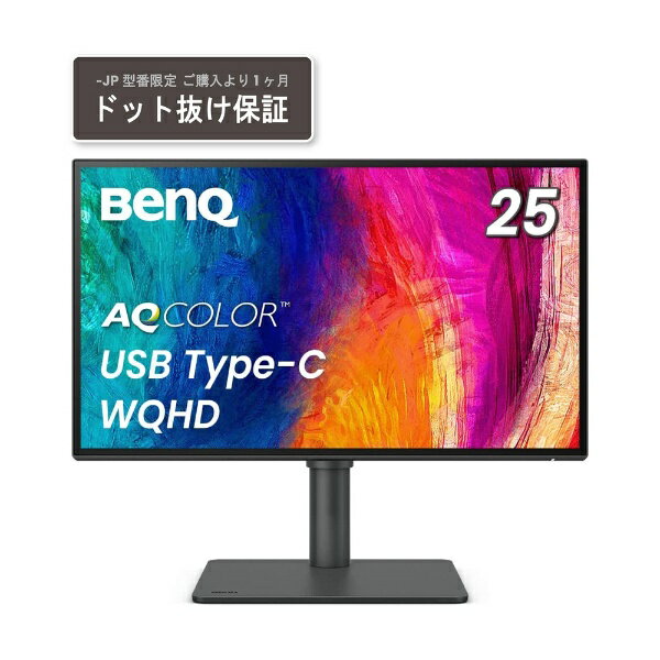 BenQå٥󥭥塼 USB-C³ PC˥ AQCOLOR꡼ ǥʡ 졼 PD2506Q-JP [25 /WQHD(25601440 /磻]