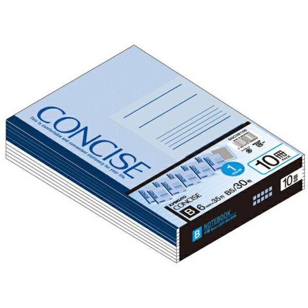 Other - KYOKUTO｜キョクトウアソシエイツ CONCISE(コンサイス) ノート 10冊束 セミB5 6mm横罫 SNC3B10S