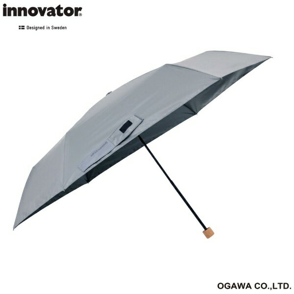小川｜Ogawa 折りたたみ傘 innovator（イノベーター） スチールグレー IN-60M-25 [晴雨兼用傘 /60cm]