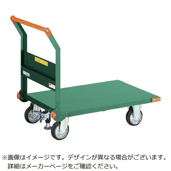 トラスコ中山｜TRUSCO NAKAYAMA TRUSCO 鋼鉄製運搬車 800X450 ハンドル側自在車 Lストッパー付 SH3RSS 【メーカー直送・代金引換不可・時間指定・返品不可】