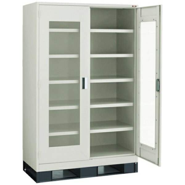 トラスコ中山｜TRUSCO NAKAYAMA TRUSCO スーパーヘビーキャビネット 1200X600 窓・ベース付 SHC605MBA ..