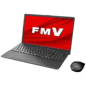 富士通｜FUJITSU ノートパソコン FMV LIFEBOOK AH53/H2 ブライトブラック FMVA53H2B [15.6型 /Windows11 Home /AMD Ryzen 7 /メモリ：16GB /SSD：512GB /Office HomeandBusiness /2023年6月モデル]