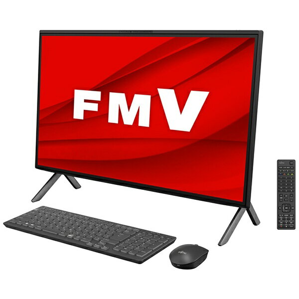富士通｜FUJITSU デスクトップパソコン FMV ESPRIMO FH90/H2(テレビ機能) ブラック FMVF90H2B 27型 /intel Core i7 /メモリ：16GB /HDD：1TB /SSD：512GB /2023年7月モデル