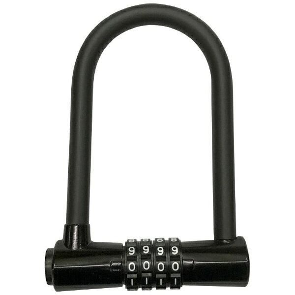 U型锁 - TOP｜トップ 頑丈ダイヤルU字ロック(135×75mm) ブラック GDU13575 [U字ロック]